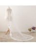 Ivory Lace Edge Cathedral Wedding Veil Classic Bridal Veil